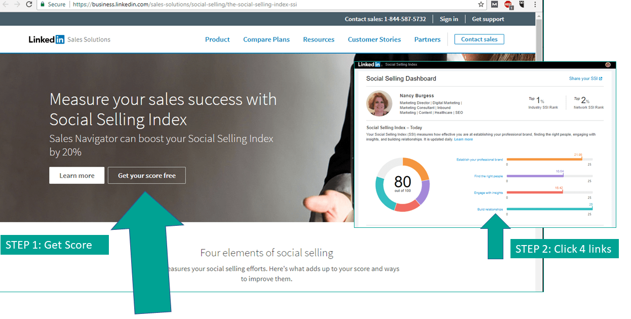 linked in how to measure your social selling index