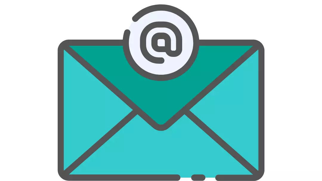 email envelope with @ sign